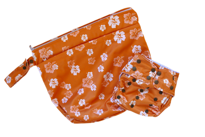 Large Wet Bag | Hibiscus
